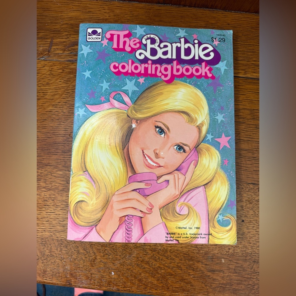 Mattel Barbie Coloring Book 1980